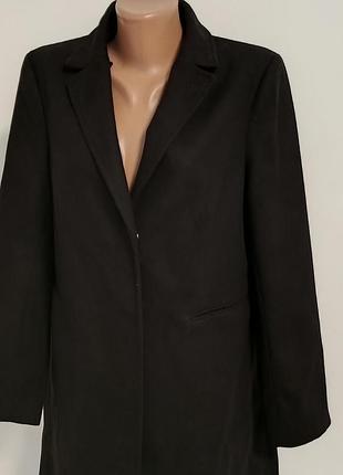 Пальто topshop демисезонное,ворот отстегиваэт 5%. шерсть