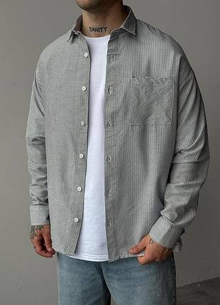 Легка чоловіча оверсайз сорочка