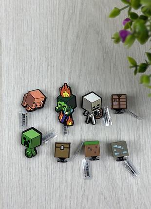 Jibbitz crocs minecraft джиббітси майнкрафт, minecraft, jibbitz на крокси crocs.