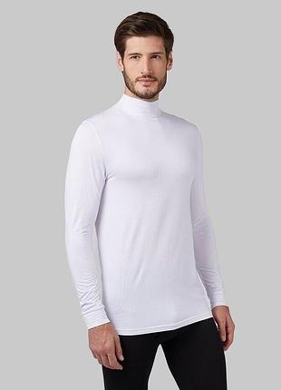 Гольф, белая водолазка, мужская спортивная термокофта, термогольф 32 degrees