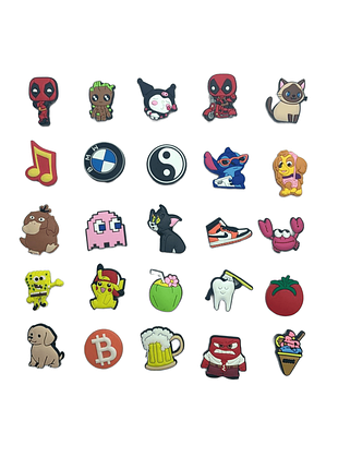 Декоративные украшения к кроксам crocs jbitz