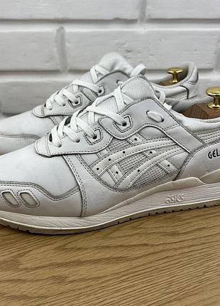 Оригинальные кожаные кроссовки asics gel lyte 3