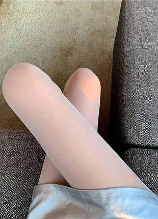 Колготки с люрексом и открытым доступом (открытый доступ) onesize