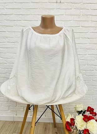 Шикарная блузка блуза с сетевым размером 2xl-3xl (52-54)