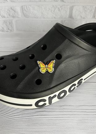 Джибітс «жовтий метелик» 🦋 шарм для крокс, crocs