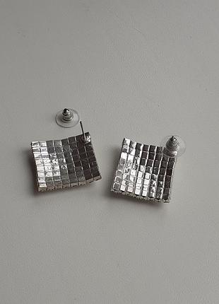 Серьги с кристаллами 4