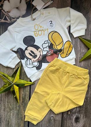 Cool club костюм для мальчика с микки маусом 74 см