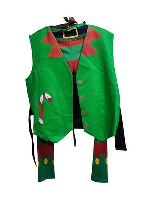 Дорослий костюм помічник санти комтюм ельфа роз.m-l