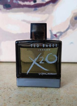 Ted baker x2o extraordinary for men мини туалетная вода для мужчин 10 мл.