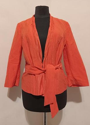 Красивый оранжевый жакет от selection by oliver