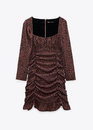 Сукня плаття в леопардовий принт