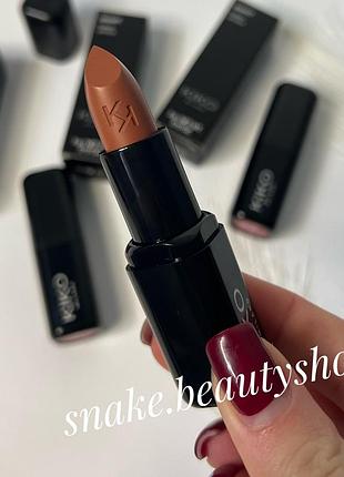 Помада smart fusion lipstick kiko milano. кремовая помада для губ кико милано 404 rosy biscuit
