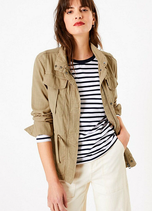 Стильна котонова вітровка  жакет m&s