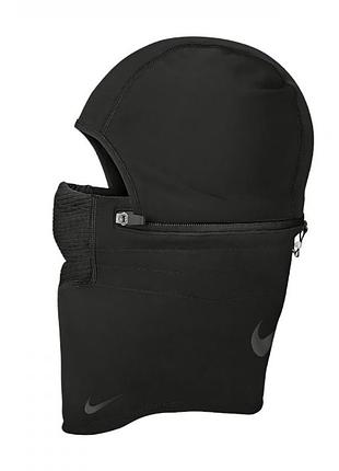 Балаклава nike convertible hood black/black/anthracite