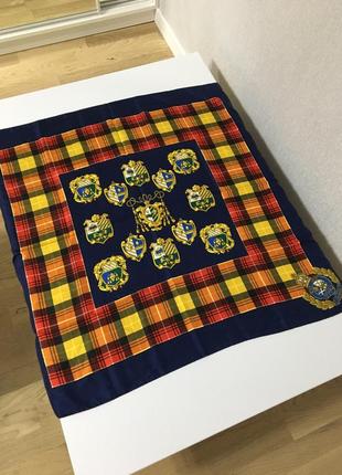 Шовковий вінтажний хустку Pringle Of Scotland