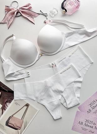 Комплект victoria’s secret набор набор бельё виктория секрет белье выктория сикрет бюст
