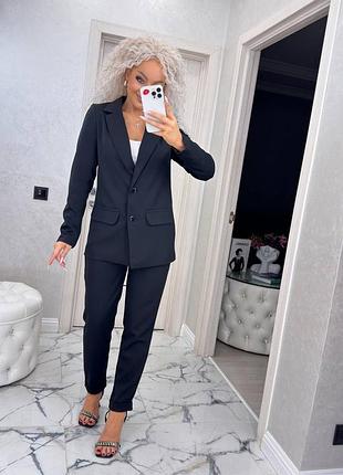 Брючный классический костюм пиджак с подкладкой и брюки