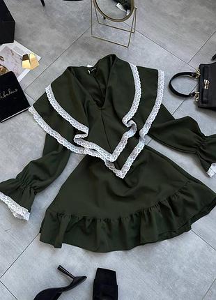 Платье с кружевом ❤️‍🔥 9