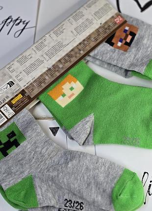 Дитячі шкарпетки minecraft 6