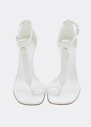 Босоножки burberry optic white stefanie 38 р.