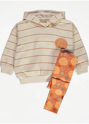 Костюм світшот фліс george англія  на дівчинку р 3-4 4-5 5-6 6-7 104 110 116 122