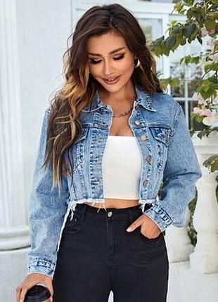 Джинсова куртка вінтажна ❗ 16/44 добре буде і як oversize❗