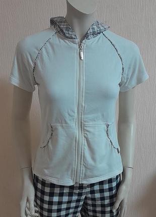 Шикарная хлопковая толстовка с короткими рукавами burberry london, молниеносная отправка