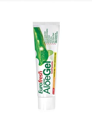 Зубная паста eurofresh aloe gel, 112 г от фармаси