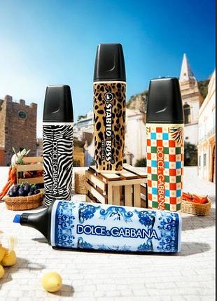 Лимитированная коллекция маркеров от dolce & gabbana и stabilo.
