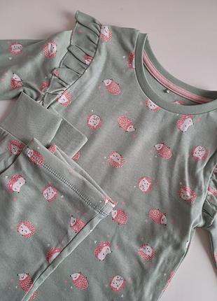 Піжама за 1 шт 2 шт george бавовна  на дівчинку 3-4 4-5 104 110