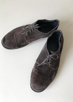 Замшеві туфлі шкіряні туфлі чоловічі кежуал