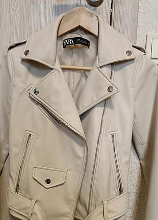 Косуха жіноча zara зара беж, розмір хс