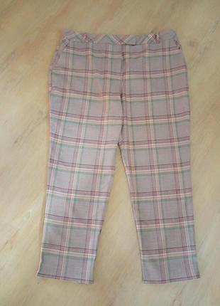 Стильные брюки в клетку размер 18r