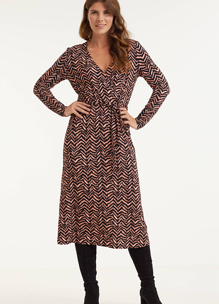 Сукня міді зручна imagine верх на запах