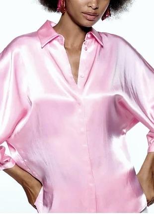 Сатинова гарна сорочка, віскоза
