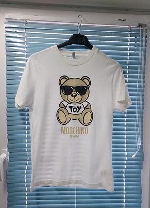 Футболка бавовняна moschino swim (xs-s) france