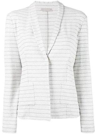 Le tricot perugia-люксовый полосатый трикотажный блейзер! р.-42