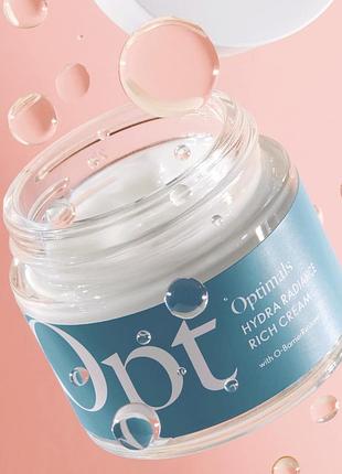 Насичений зволожувальний крем для обличчя opt optimals hydra radiance hydra radiance