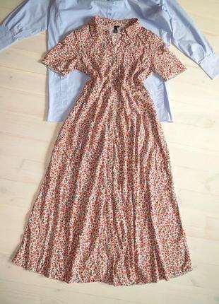 Неймовірна сукня сорочка в мілкий принт nobody's child m-s