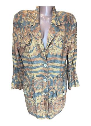 Лляний піджак дорогого бренду bogner