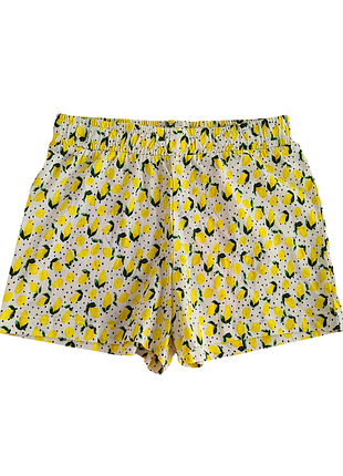 Детские шорты для девочки only 122-128 см белый желтый (250313071)