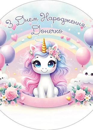 Банер з днем народження для дівчинки