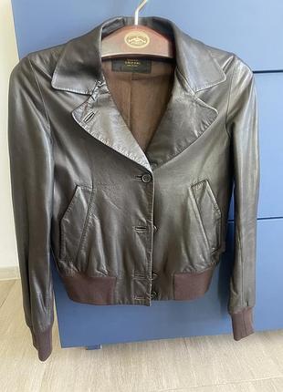 Шкіряна куртка mauro grifoni