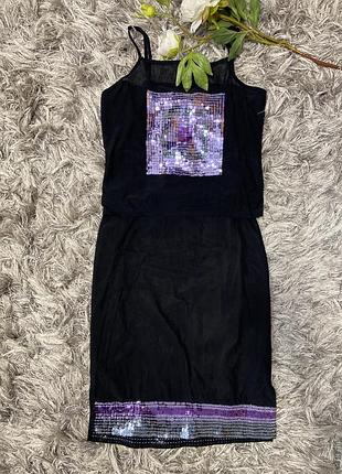 Ошатний костюм з паєтками amaranto