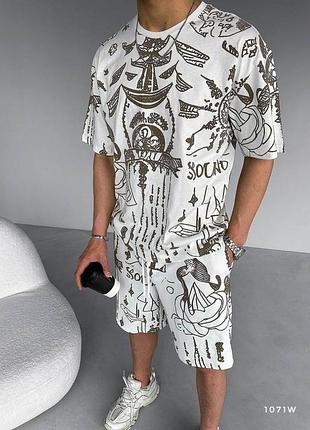 Костюм футболка шорты