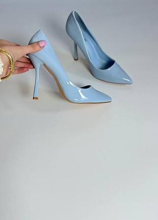 Туфлі блакитні