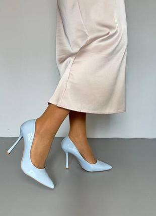 Туфлі блакитні 5