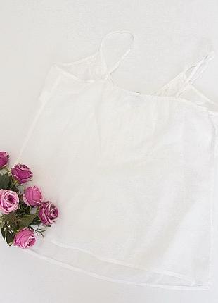 Топ батистовый кружевной, блуза, new look. хлопок7 фото