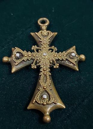 Хрестик, хрест-кулон, вінтаж
