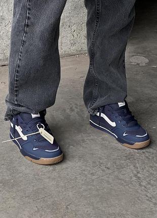 Кроссовки vans x dime rowley xlt blue white gum4 фото